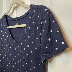 LOFT Silver Stars Tee